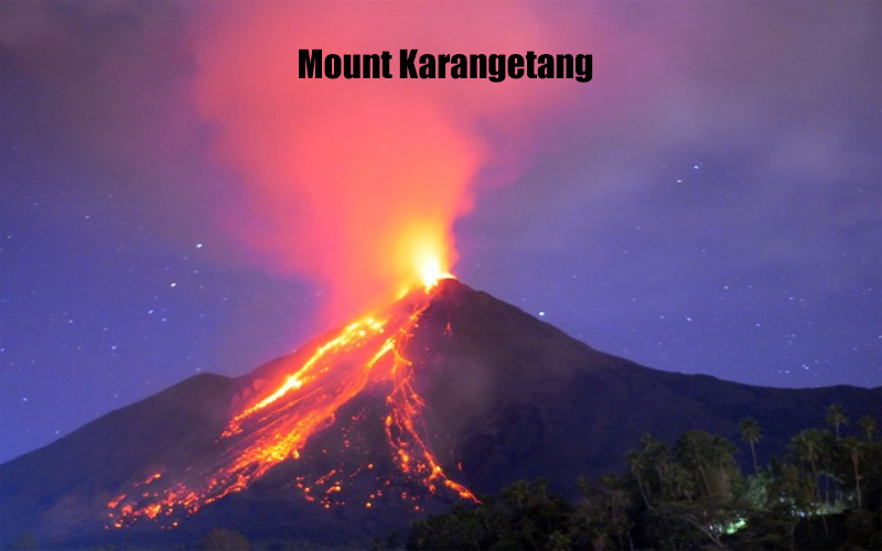 Karangetang Gunung Berapi Aktif di Sulawesi Utara