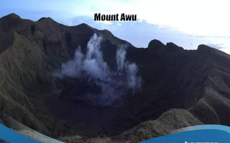 Awu Gunung Berapi Aktif Sulawesi Utara